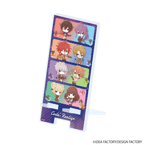 『Code:Realize』スマキャラスタンド01/コマ割りデザイン(グラフアートイラスト)